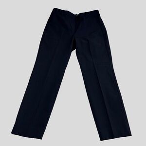 J.Crew Factory Womens 8 Pleated Trouser Black Careerwear Office Contemporary NWT